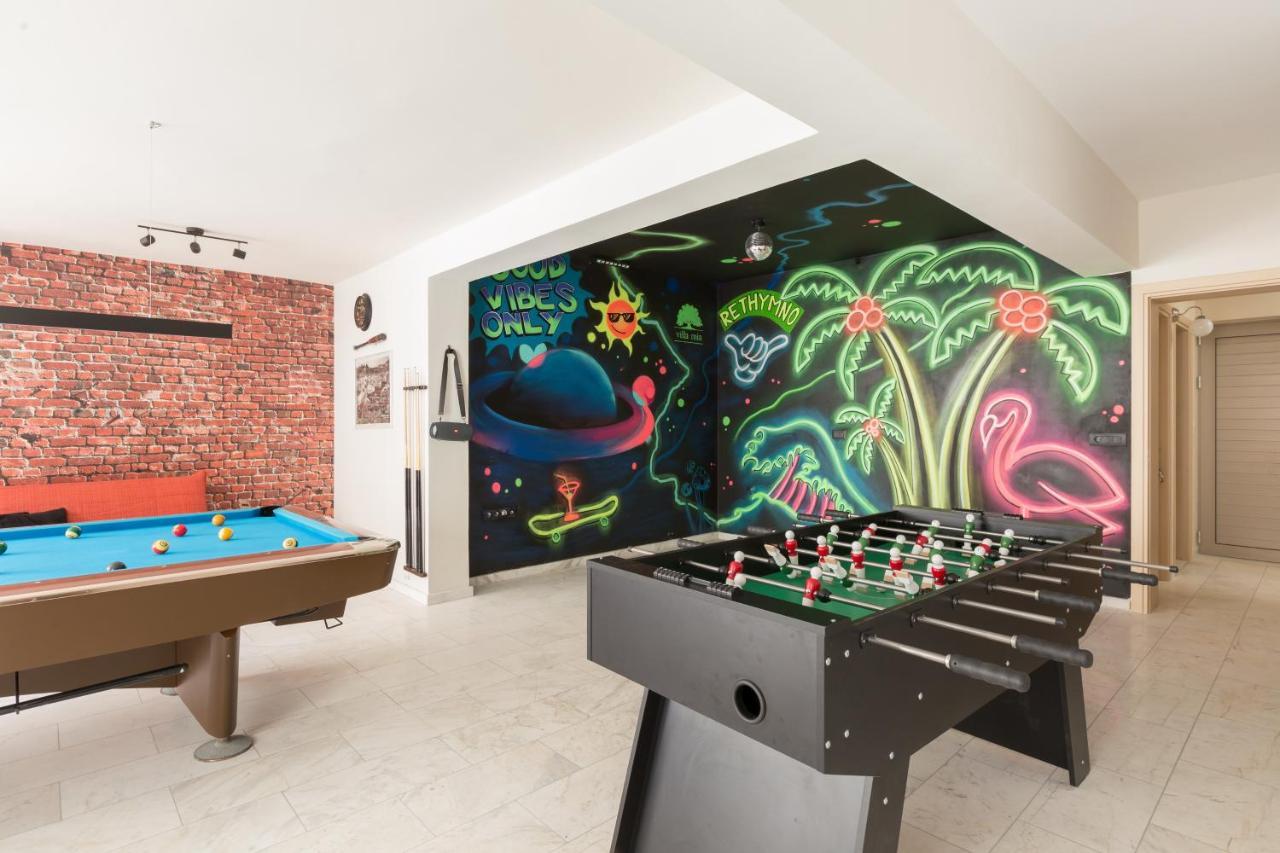 Lux Villa Mia With Heated Pool, 2Km To Beach & Childrens Area! Mikro Metochi Eksteriør billede