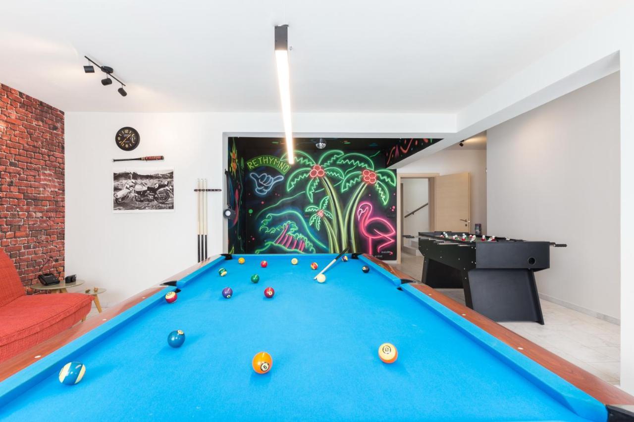 Lux Villa Mia With Heated Pool, 2Km To Beach & Childrens Area! Mikro Metochi Eksteriør billede