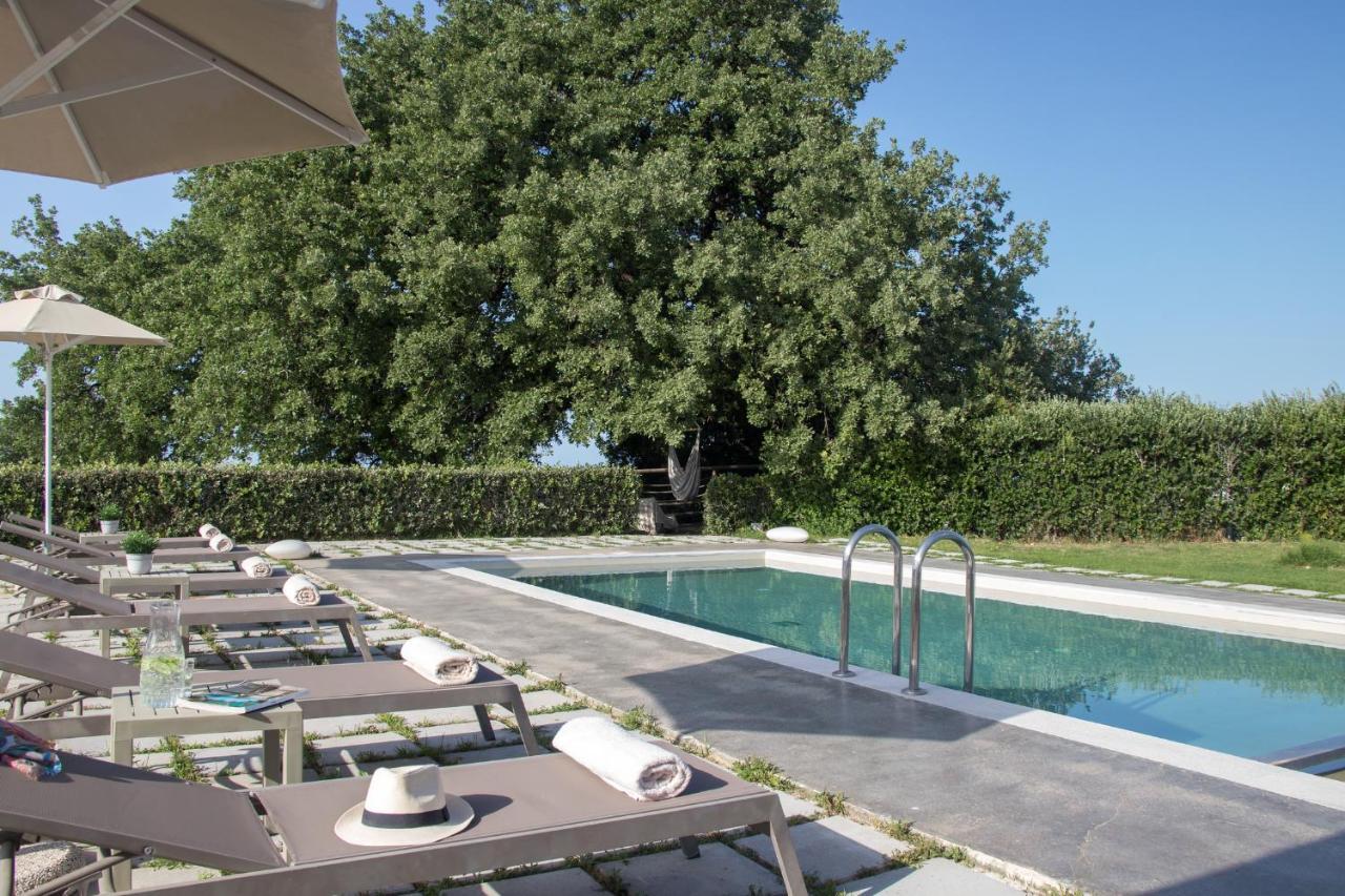 Lux Villa Mia With Heated Pool, 2Km To Beach & Childrens Area! Mikro Metochi Eksteriør billede